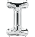 Globo Plata Letra I 34"