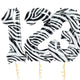 Zebra Animal Print 34" Number Balloons