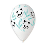 Panda & Bamboo Leaves Printed  13″ Latex Balloons by Gemar from Instaballoons
