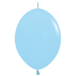 Pastel Matte Blue Link-O-Loons 6″ Latex Balloons by Sempertex from Instaballoons