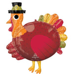 Pilgrim Turkey SuperShape 31″ Foil Balloon by Anagram from Instaballoons