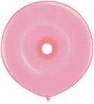 Pink Geo Donut 16″ Latex Balloons by Qualatex from Instaballoons
