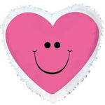 Pink Mylar Heart 18″ Foil Balloon by CTI from Instaballoons