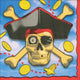 Pirate Large Napkins 6.5″ (16 count)