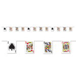 Playing Card Pennant Banner by Beistle from Instaballoons