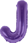 Purple Letter J 16″ Foil Balloon by Party America from Instaballoons