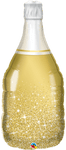 Golden Bubbly Champagne Wine Bottle 39″