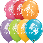 Qualatex Latex 11" Round Circus Parade Latex Balloons (50 pack)