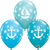 Qualatex Latex 11" Round Nautical Sailboat & Anchor Balloons (50 pack)
