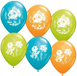 Qualatex Latex 12" Finding Nemo Latex Balloons 6 pack