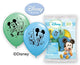 12″ Mickey 1st Birthday Latex Balloons 6 Count