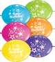 12″ Quick Link Birthday Balloons (50 pack)