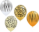 5″ Safari Animal Print Assortment Balloons (100 Count)