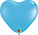 6″ Pale Blue Heart Latex Balloons (100 Count)
