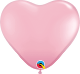 Qualatex Latex 6″ Pink Heart Latex Balloons (100 Count)