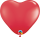 6″ Red Heart Latex Balloons (100 Count)