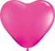 6″ Wild Berry Heart Latex Balloons (100)