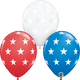 Red White Blue Big Stars 11″ Latex Balloons (50 count)