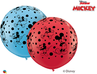Qualatex Latex Assorted Disney Mickey Mouse-A-Round 3′ Latex Balloons (2 count)