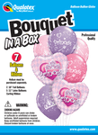 Bouquet in A Box Princess Latex Balloons 7 Counts