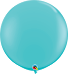Qualatex Latex Caribbean Blue 36″ (3′ Spherical) Latex Balloons (2)