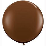 Qualatex Latex Chocolate Brown 36″ (3′ Spherical) Latex Balloons (2)