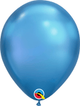 Qualatex Latex Chrome Blue 11″ Latex Balloons (25)