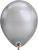 Qualatex Latex Chrome Silver 11″ Latex Balloons (100)
