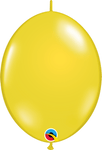 Qualatex Latex Citrine Yellow 12" QuickLink® Balloons (50 count)