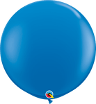 Qualatex Latex Dark Blue 36″ (3′ Spherical) Latex Balloons (2)