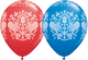Dark Blue & Red Bandana 11″ Latex Balloons (50 count)