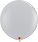 Globos de látex grises de 36″ (2 unidades)
