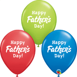 Qualatex Latex Happy Father's Day 11″ Latex Balloons (50 count)