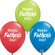 Feliz día del padre Globos de látex de 11″ (50 unidades)