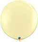Globos de látex de seda marfil de 36″ (2 unidades)