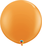 Qualatex Latex Orange 36″ (3′ Spherical) Latex Balloons (2)