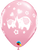 Qualatex Latex Pink It's a Girl Elephants 11″ Latex Balloons (50 count)
