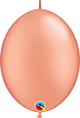 Globos de látex QuickLink de 12″ en oro rosa (50)