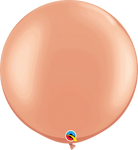 Qualatex Latex Rose Gold 30″ Spherical Latex Balloons (2)