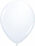 Qualatex Latex White 9″ Latex Balloons (100)