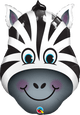 32" Zany Zebra Balloon