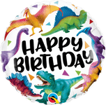 Birthday Colorful Dinosaurs 18″