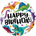 Birthday Colorful Dinosaurs 18″