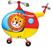 León en un Globo Helicóptero Gigante de 35"
