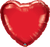 Giant 36" Ruby Red Heart Balloon