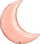 Qualatex Mylar & Foil Rose Gold Crescent Moon 35″ Balloon