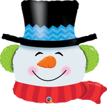 Qualatex Mylar & Foil Smiling Snowman 36″ Balloon