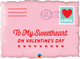 Sweetheart Valentine's Day Letter 30″ Balloon