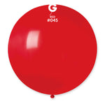 Red 31″ Latex Balloon by Gemar from Instaballoons