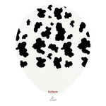 Safari Cow Print White 12″ Latex Balloons by Kalisan from Instaballoons